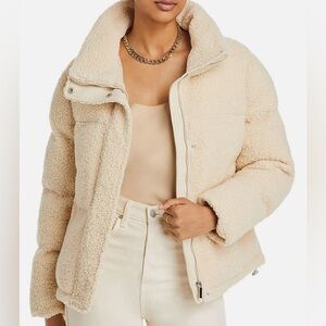 French Connection Faux Sherling coat